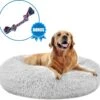 Pawzle Hondenmand - Donut Hondenkussen - Kattenmand - Bed Voor Honden & Katten - Wasbaar - 100cm - Grijs -Hondenspeelgoed Winkel 1200x1165 8