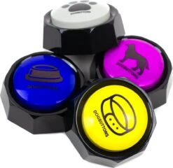 Merkloos Dogbuttons® – PETIFY PREMIUM Praatknoppen - 4stuks – Praatknop – Hond – Opneembare Knoppen – Hond Praten – Hondentraining – Praatknoppen – Dog Button – Hondenknop – Huisdier – Honden Speelgoed Intelligentie – Praten Met Hond – Laat Uw Hond Spreken! -Hondenspeelgoed Winkel 1200x1166 7