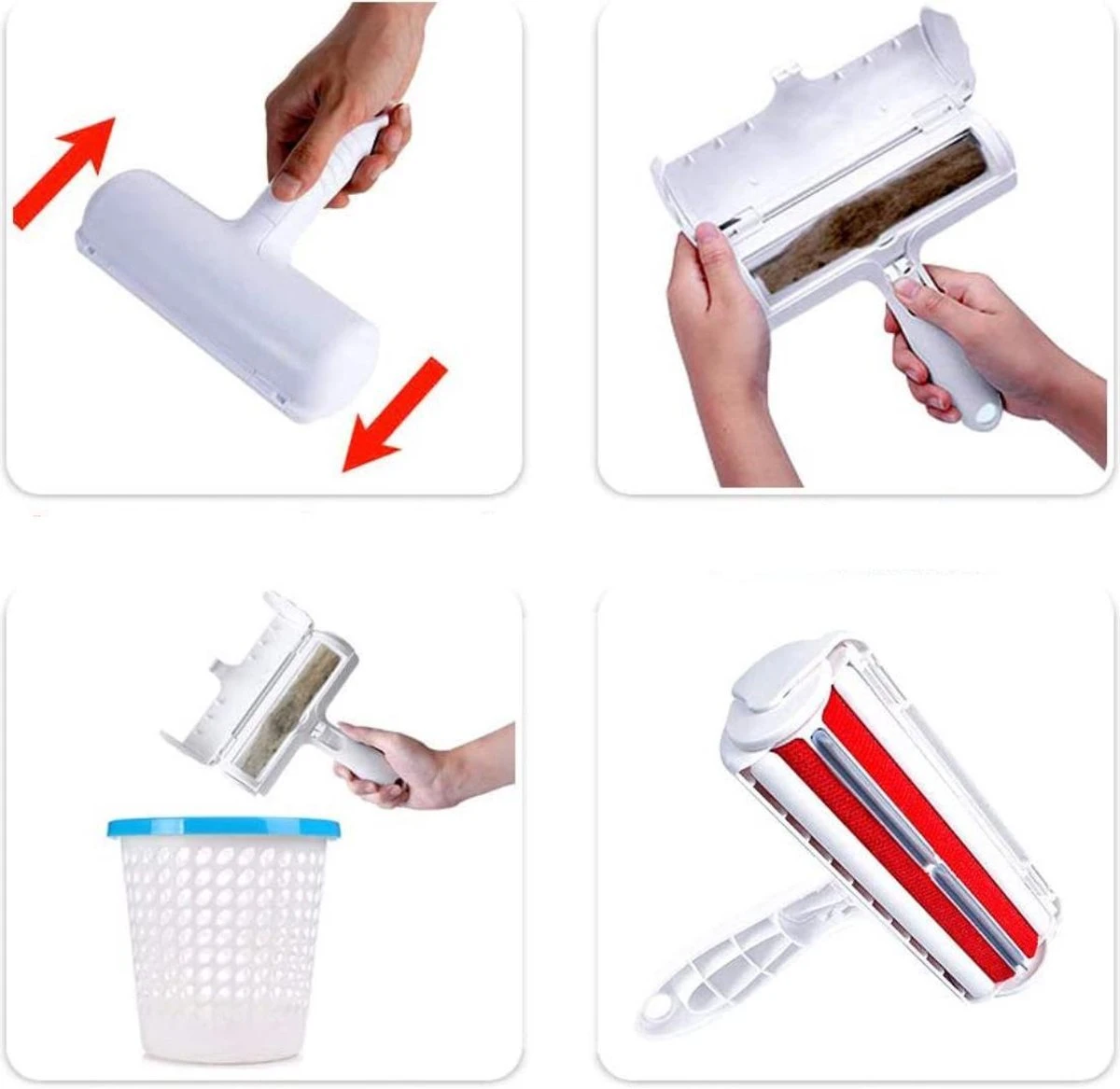 Huisdier Borstel | Huisdierhaar Verwijderaar | Pluizenborstel | Ontharingsborstel | Hondenborstel | Kattenhaar Verwijderaar | Able & Borret 4 Huisdier Borstel | Huisdierhaar Verwijderaar | Pluizenborstel | Ontharingsborstel | Hondenborstel | Kattenhaar Verwijderaar | Able & Borret - Afbeelding 2