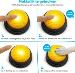BFreshPets Praatknop Voor Honden - 6 Stuks - Dogbuttons - Hondenspeelgoed - Honden Training - Laat Uw Huisdier Spreken 16 BFreshPets Praatknop Voor Honden - 6 Stuks - Dogbuttons - Hondenspeelgoed - Honden Training - Laat Uw Huisdier Spreken -Hondenspeelgoed Winkel 1200x1170 7