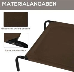 PawHut Hondenstretcher XL 110x68x19 Cm. Bruin / Grijs -Hondenspeelgoed Winkel 1200x1171 4
