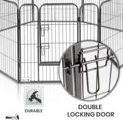 MaxxPet Puppyren - Hondenbench - Hondenren- Puppyren Met 8 Kennelpanelen - Staal -80 X 80 Cm Ø 210 Cm 16 MaxxPet Puppyren - Hondenbench - Hondenren- Puppyren Met 8 Kennelpanelen - Staal -80 X 80 Cm Ø 210 Cm -Hondenspeelgoed Winkel 1200x1172 10