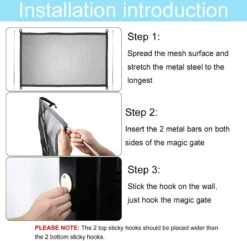 Merkloos ACE Pets – Oprolbaar Hondenrek Voor Binnen - Traphekje Hond Zonder Boren - Veiligheidshek Deurhekje - 180 X 72 Cm - Zwart 18 Merkloos ACE Pets – Oprolbaar Hondenrek Voor Binnen - Traphekje Hond Zonder Boren - Veiligheidshek Deurhekje - 180 X 72 Cm - Zwart -Hondenspeelgoed Winkel 1200x1172 9