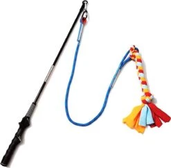 Hondenspeelgoed Winkel 9 CF Pack - Hond Buitenspeelgoed Actief Behendigheid Touw Dog Flirt Pole Flirtpole Toy Tug Tease Wand Non-Bungee Cord Dog Toy For Fun Obedience Training Extandable Toy Honden Speelgoed Hondenspeelgoed Behendigheidspeelgoed