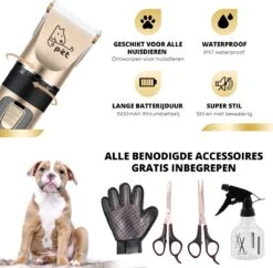 BeautyFit - 16-delig Hondentondeuse Set - Professionele Honden Trimset - Dieren Tondeuse Voor Dikke Vacht - Meest Complete Set - Inclusief 4 Opzetkammen - Hondenschaar - Mist Verstuiver - Handschoen Borstel - Nagelknipper 12 BeautyFit - 16-delig Hondentondeuse Set - Professionele Honden Trimset - Dieren Tondeuse Voor Dikke Vacht - Meest Complete Set - Inclusief 4 Opzetkammen - Hondenschaar - Mist Verstuiver - Handschoen Borstel - Nagelknipper -Hondenspeelgoed Winkel 1200x1175 3