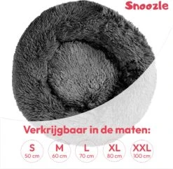 Snoozle Donut Hondenmand - Zacht En Luxe Hondenkussen - Wasbaar - Fluffy - Hondenmanden - 50cm - Grijs 16 Snoozle Donut Hondenmand - Zacht En Luxe Hondenkussen - Wasbaar - Fluffy - Hondenmanden - 50cm - Grijs -Hondenspeelgoed Winkel 1200x1178 5