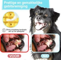 Merkloos Corn Dog Toothbrush - Honden Speelgoed - Hondenspeelgoed - Honden Tandenborstel - Gezond Dieet - Hondenspeeltje - Honden Speelgoed Intelligentie -Hondenspeelgoed Winkel 1200x1179 4