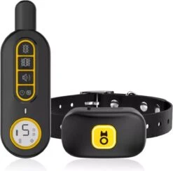 Anti Blafband EN Trainingshalsband In 1 - UNIEK Systeem - 500m Bereik - Trainingsband Opvoedband Waterdicht - Anti Blaf Apparaat - Teletac - Oplaadbaar - Volautomatisch - Grote & Kleine Hond