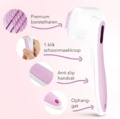 Lubadoo® - Kattenborstel - Hondenborstel - Kattenkam - Kattenhaar - Hondenhaar - Huisdierhaar Verwijderaar - Haarverwijderaar Voor Huisdieren - Langharig - Kortharig - Roze -Hondenspeelgoed Winkel 1200x1184 4