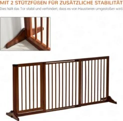 PawHut Barrière Verstelbare Lengte D06-079V01 -Hondenspeelgoed Winkel 1200x1185 6