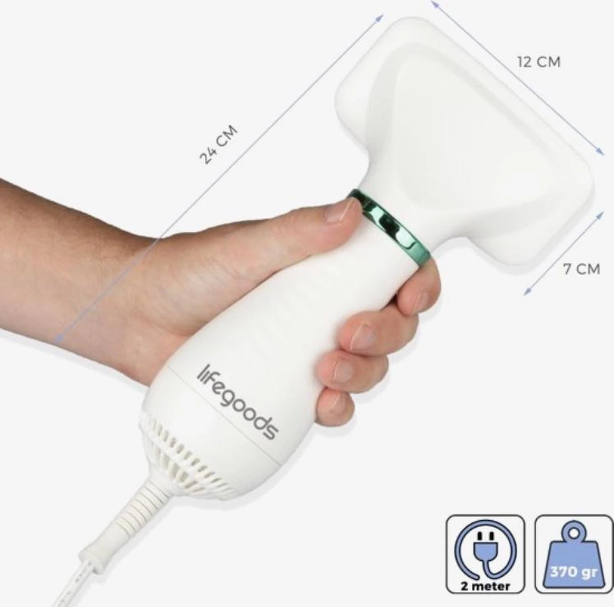 Merkloos HondenFöhn En Borstel - RVS Borstel - Huisdieren - 2 In 1 Hondenföhn 6 Merkloos HondenFöhn En Borstel - RVS Borstel - Huisdieren - 2 In 1 Hondenföhn - Afbeelding 4