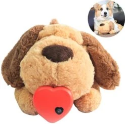 Merkloos Knuffel Met Hartslag Speciaal Voor Puppy's - Snuggle Heart Beat Puppy - Hartslagknuffel - Pluche -Hondenspeelgoed Winkel 1200x1188 10