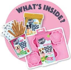 Smoofl Honden Lekkernij - Starter Kit Om Je Eigen Honden Ijs Te Maken, Kit Met 2 Ijsmixen Voor Honden, Pindakaas En Aardbei Smaak, Een Pootvormige Silicone Vorm - Voor 4 Hondenijsjes 18 Smoofl Honden Lekkernij - Starter Kit Om Je Eigen Honden Ijs Te Maken, Kit Met 2 Ijsmixen Voor Honden, Pindakaas En Aardbei Smaak, Een Pootvormige Silicone Vorm - Voor 4 Hondenijsjes -Hondenspeelgoed Winkel 1200x1189 11
