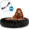 Pawzle Hondenmand - Donut Hondenkussen - Kattenmand - Bed Voor Honden & Katten - Wasbaar - 120cm - Zwart -Hondenspeelgoed Winkel 1200x1189 6