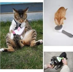 Igoods Kattenborstel - Kattenhaar Verwijderaar - Ontpluizer - Grijs -Hondenspeelgoed Winkel 1200x1191