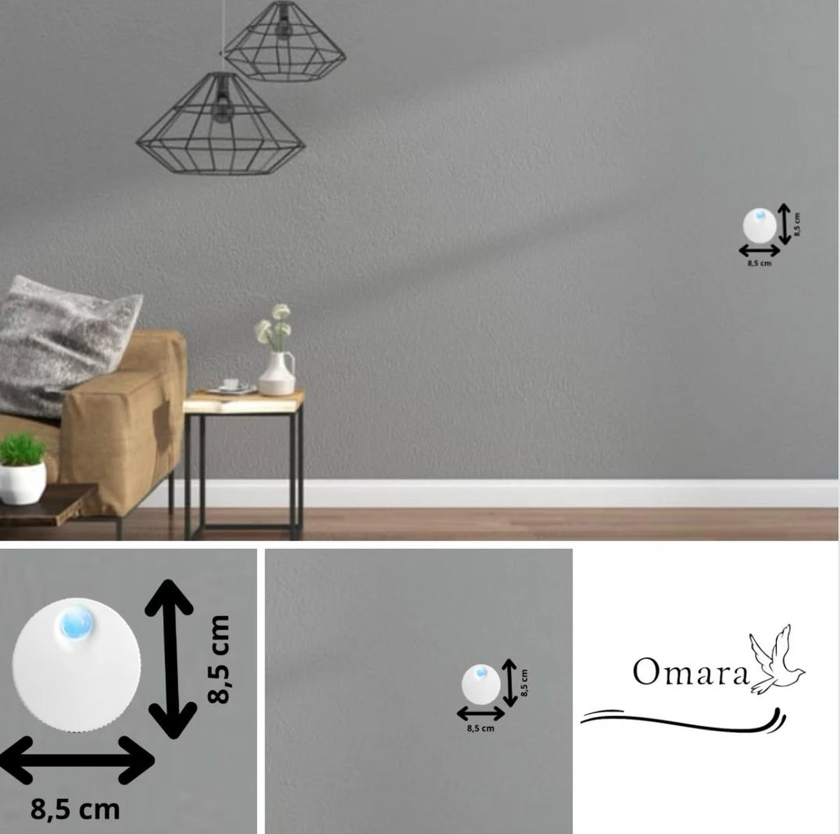 Omara Geurverdrijver – Kattenbak Geurverdrijver – 2023 Model- Oplaadbaar – 100% Krasvrij- Geurverwijderaar- Slimme Sensor 7 Omara Geurverdrijver – Kattenbak Geurverdrijver – 2023 Model- Oplaadbaar – 100% Krasvrij- Geurverwijderaar- Slimme Sensor - Afbeelding 5