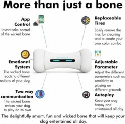 Wickedbone - Automatisch, Interactief En Intelligent Speelgoed Voor Honden - App & Bluetooth Bestuurbaar - USB Oplaadbaar -Hondenspeelgoed Winkel 1200x1191 9
