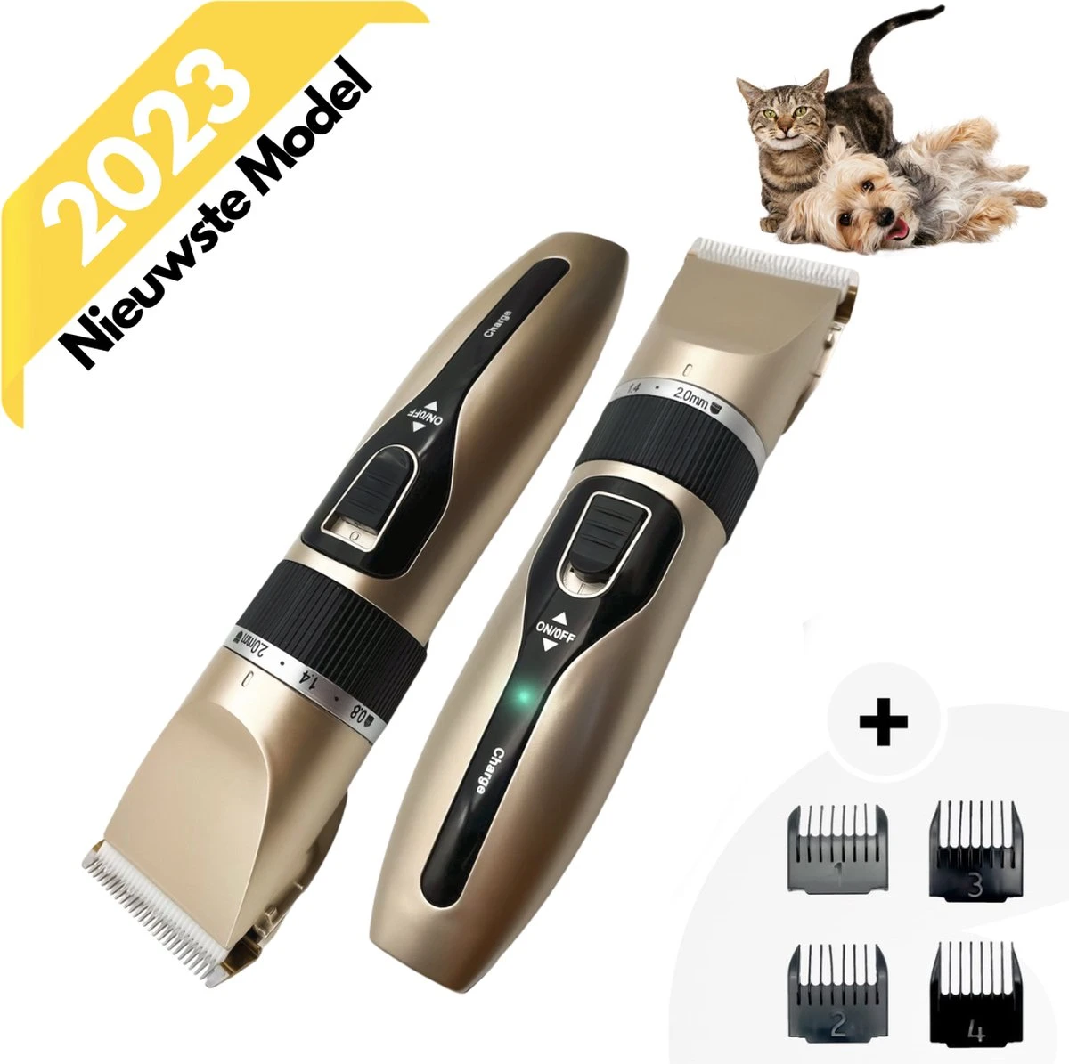 Professionele 2-in-1 Hondentondeuse Voor Dikke Vacht – Draadloze Honden Tondeuse & Hondentrimmer – Stille Tondeuse Katten & Honden Trimset 3 Professionele 2-in-1 Hondentondeuse Voor Dikke Vacht – Draadloze Honden Tondeuse & Hondentrimmer – Stille Tondeuse Katten & Honden Trimset