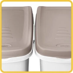 Stefanplast Voerton 25 Liter Wit / Bruin Voor Circa 10 Kg. Hondenvoer -Hondenspeelgoed Winkel 1200x1196 13