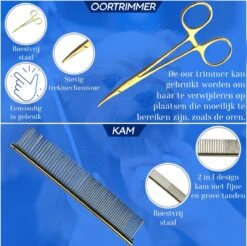 Scharenset Hond - 8-Delige Scharenset - Hondenschaar - Trimset - Trimschaar Voor Honden - Huisdier Knipset - Effileerschaar Hond - Goud -Hondenspeelgoed Winkel 1200x1196 5