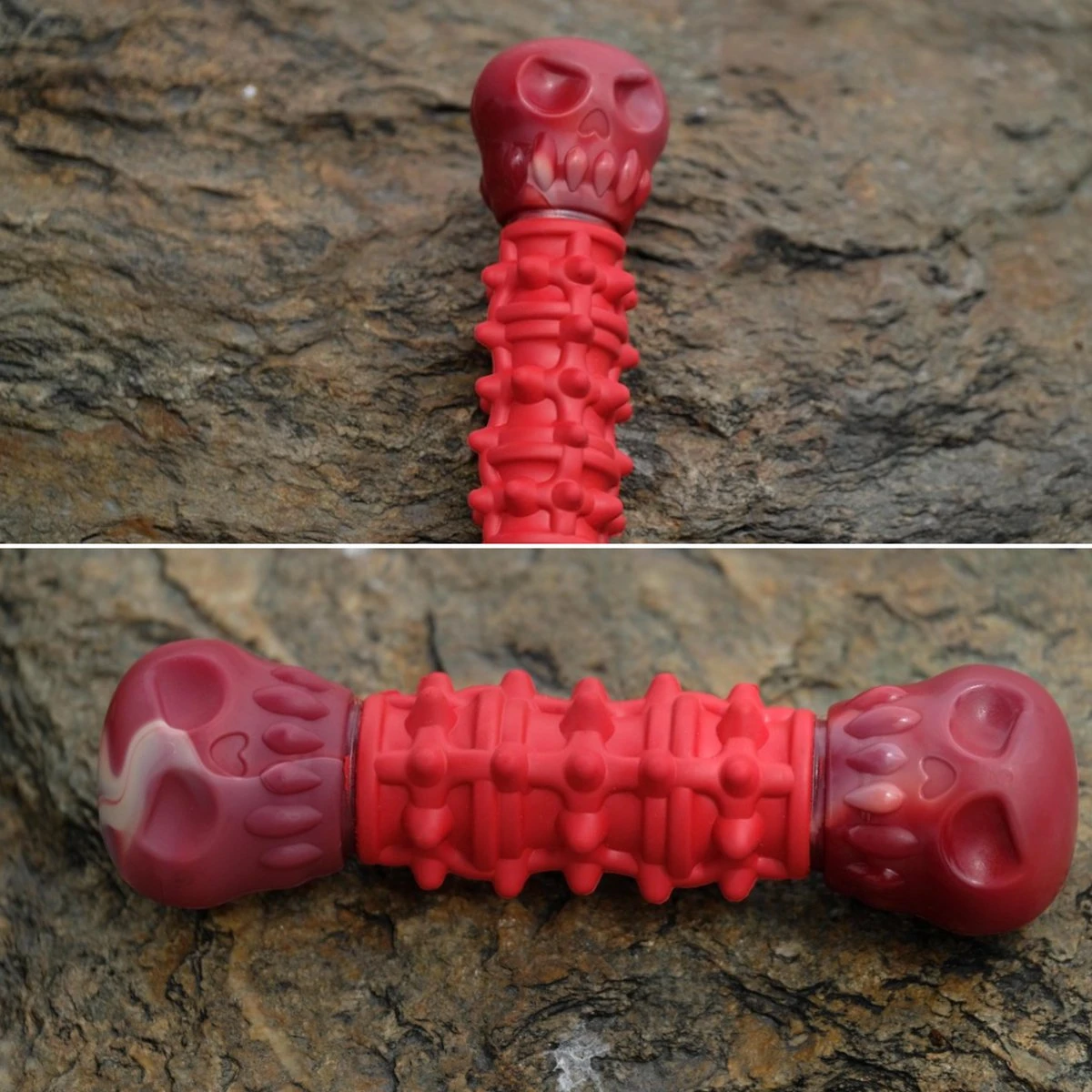 Kauwbot Hond Extra Sterk Kauwspeelgoed Melk Geur Smaak Honden Speelgoed - Rood Wit - Dutchwide 9 Kauwbot Hond Extra Sterk Kauwspeelgoed Melk Geur Smaak Honden Speelgoed - Rood Wit - Dutchwide - Afbeelding 7