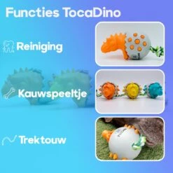 TocaDino - Kauwspeelgoed - Honden - Speelgoed Voor Honden - Reiniging - Dental - Blauw 10 TocaDino - Kauwspeelgoed - Honden - Speelgoed Voor Honden - Reiniging - Dental - Blauw -Hondenspeelgoed Winkel 1200x1200 1033