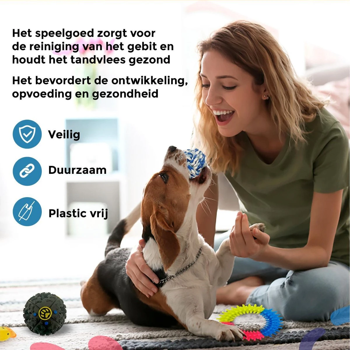 Luxury Diversity - Honden Speelgoed - 12 Honden Speeltjes - Puppy Speelgoed - Honden - Honden Speelgoed Intelligentie 5 Luxury Diversity - Honden Speelgoed - 12 Honden Speeltjes - Puppy Speelgoed - Honden - Honden Speelgoed Intelligentie - Afbeelding 3