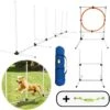 AYOO Agility Voor De Hond - Honden Training - Honden Behendigheid Set - Hondenparcours - Training Huisdieren - Honden Agility Set - Slalom - Horde - Draagzak - Agility Set - Oranje - Wit - GRATIS Speeltouw -Hondenspeelgoed Winkel 1200x1200 1129