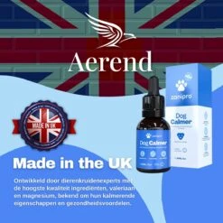 Aerend - Kalmerende Druppels Voor Honden - Zanipro® 30ml - Ontspanning En Antistress Middel Om Gedragsproblemen Te Verlichten - 100% Natuurlijk Uit Het Verenigd Koninkrijk - Met Ashwagandha & Valeriaan - No-stress - Voor Thuis En Onderweg -Hondenspeelgoed Winkel 1200x1200 1175