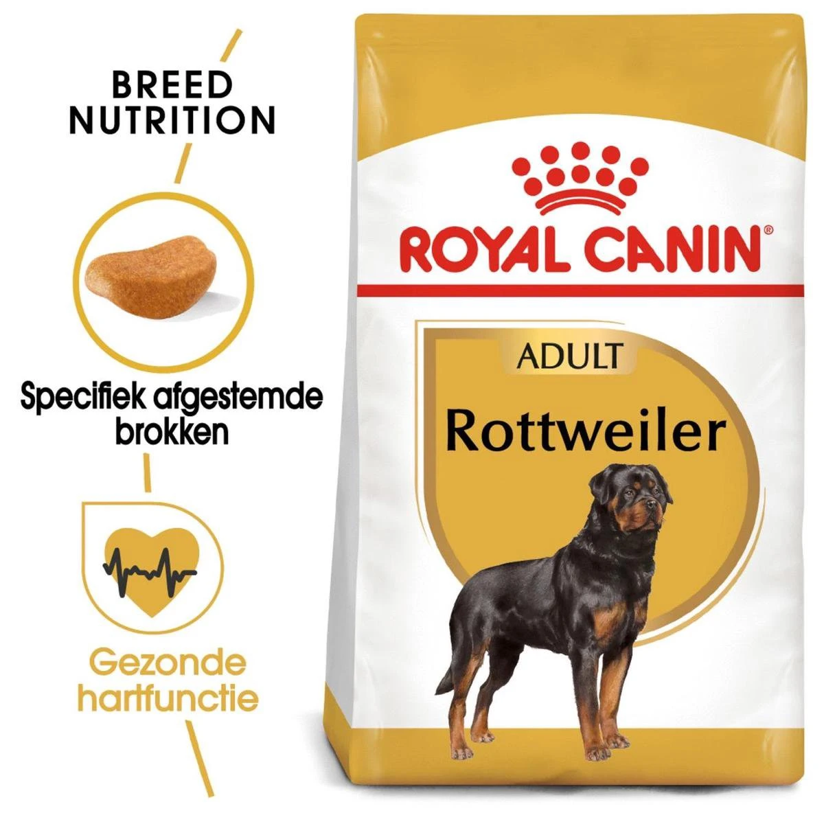Royal Canin Rottweiler 12 KG 4 Royal Canin Rottweiler 12 KG - Afbeelding 2