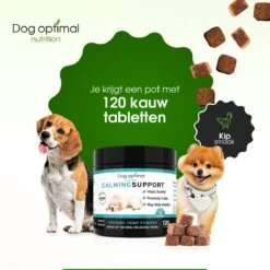 RUST EN KALMEREN CALMING Support 120 Stuks - Kalmeren - AntistressmiddelHond - Hond - Hondenkoekjes - Hondensupplementen - Honden - Puppy - Hondenvoeding -Hondenspeelgoed Winkel 1200x1200 1229