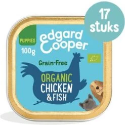 17x Edgard & Cooper Kuipje Vers Vlees Puppy Hondenvoer Bio Kip - Vis 100 Gr -Hondenspeelgoed Winkel 1200x1200 1236