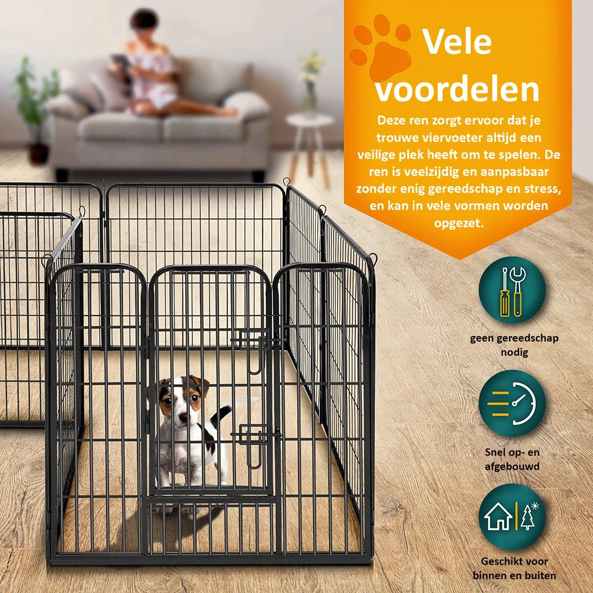 Sens Design Hondenren - Puppyren - Hondenbench 9 Sens Design Hondenren - Puppyren - Hondenbench - Afbeelding 7