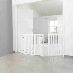 Trixie Hondenhek Met Deur Wit - 60-160 X 81 CM -Hondenspeelgoed Winkel 1200x1200 1282