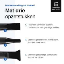 Vivid Green Waterblazer Met 3 Opzetstukken - Hondenfohn - Voor Honden - Met Geluiddemper - 2800W -Hondenspeelgoed Winkel 1200x1200 13