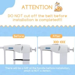 Nobleza 47B4V - Hondenhek - Metaal - H76 X L75-82 Cm - Wit -Hondenspeelgoed Winkel 1200x1200 1301