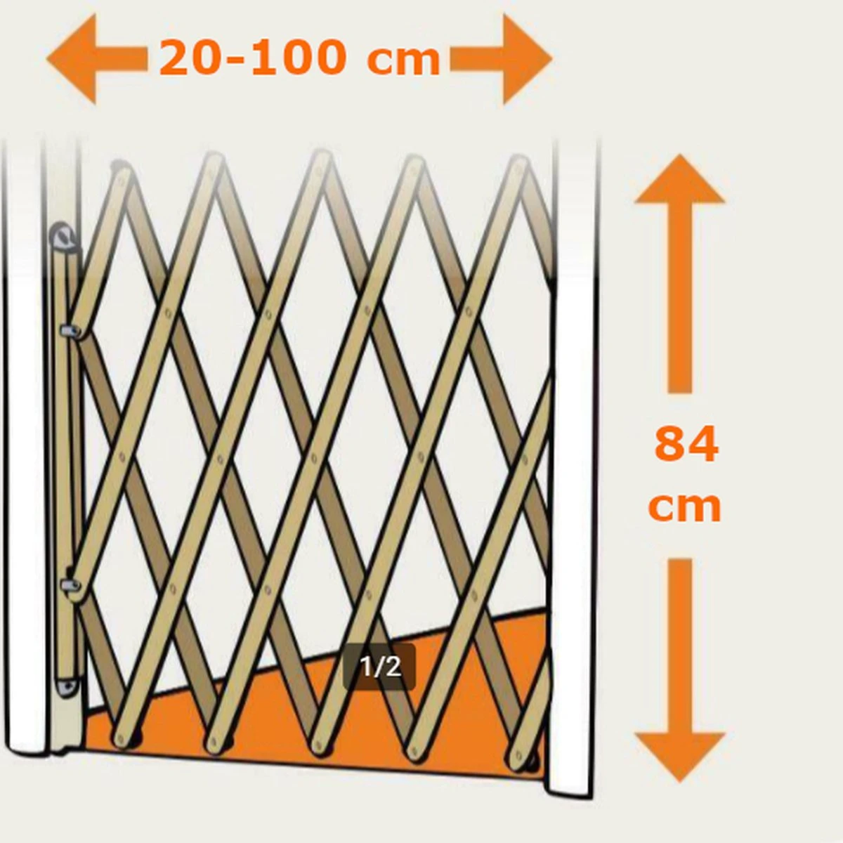 Houten Traphekje Harmonica | Traphekje Hond & Huisdieren | Extra Stevig | Inklapbaar | Met Klembevestiging | Deurhek Accordeon | Deurhekje | Hondenhek | Huisdier Hekje | Traphekje Houten 10 Houten Traphekje Harmonica | Traphekje Hond & Huisdieren | Extra Stevig | Inklapbaar | Met Klembevestiging | Deurhek Accordeon | Deurhekje | Hondenhek | Huisdier Hekje | Traphekje Houten - Afbeelding 8