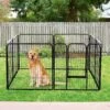 Merkloos Hondenren - Puppyren - Hondenkennel - 8 Kennelpanelen - Staal - 80 Cm Hoog - 640 Cm Omtrek - Uitbreidbaar -Hondenspeelgoed Winkel 1200x1200 1331