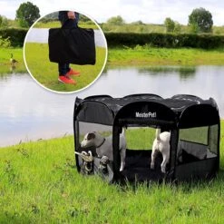 Meisterpet - XXL Opvouwbare Puppyren - 130 X 130 X 60 Cm - Met Gratis Dieren Verzorging Set T.w.v. €19.99 12 Meisterpet - XXL Opvouwbare Puppyren - 130 X 130 X 60 Cm - Met Gratis Dieren Verzorging Set T.w.v. €19.99 -Hondenspeelgoed Winkel 1200x1200 1351