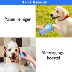 Merkloos 2 In 1 Hondenpoten Reiniger - Hondenborstel - Borstel Hond / Kat - Hondenpoot Reiniger - Huisdier Poot Wassen - Borstel - Hondenverzorging - Verzorging Hond - Honden Wassen - Schoonmaak Borstel - Kattenborstel -Hondenspeelgoed Winkel 1200x1200 139