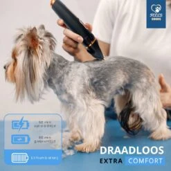 YE™ Professionele Dieren/honden Tondeuse Set Extra Krachtig - Honden Trimmer - Lang Of Kortharige Huisdieren Katten & Honden - Draadloos - Weinig Geluid -Hondenspeelgoed Winkel 1200x1200 249