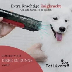 Pet Lovers - Hondentondeuse - Hondentondeuse - Automatische Inhalerende Haren - Dierentondeuse - Hondentrimmer - Hondentondeuse Dikke Vacht - Tondeuse Voor Honden - Hondentondeuse - Draadloos - 2 Opzetkammen - Honden En Katten Tondeuse -Hondenspeelgoed Winkel 1200x1200 250