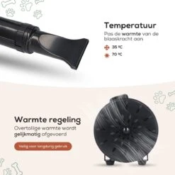 MiMOPETS® Hondenföhn Met 4 Opzetstukken – Waterblazer Voor Honden Met Geluiddemper -Hondendroger - Zwart -Hondenspeelgoed Winkel 1200x1200 319