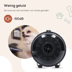 MiMOPETS® Hondenföhn Met 4 Opzetstukken – Waterblazer Voor Honden Met Geluiddemper -Hondendroger - Zwart -Hondenspeelgoed Winkel 1200x1200 320