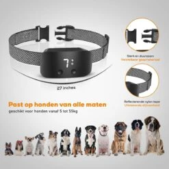 Salvano Anti Blafband - Blafband Voor Honden - Opvoedingshalsbanden - Voor Kleine En Grote Honden - Anti Blafband Zonder Schok- Oplaadbaar - Anti Blaf Apparaat - Blafband - Diervriendelijk -Hondenspeelgoed Winkel 1200x1200 365