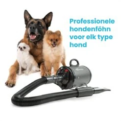 Qumax Professionele Hondenföhn Met 4 Opzetstukken – Waterblazer Voor Honden – Stil Design – Compact En Modern - Zwart -Hondenspeelgoed Winkel 1200x1200 41