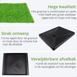 AWEMOZ Hondentoilet Kunstgras - Met 2 Matten En Opvangbak - 64x52x7,5cm - Puppy Pads - Zindelijkheidstraining Hond - Training Pads - Indoor / Outdoor Honden Toilet 14 AWEMOZ Hondentoilet Kunstgras - Met 2 Matten En Opvangbak - 64x52x7,5cm - Puppy Pads - Zindelijkheidstraining Hond - Training Pads - Indoor / Outdoor Honden Toilet -Hondenspeelgoed Winkel 1200x1200 414