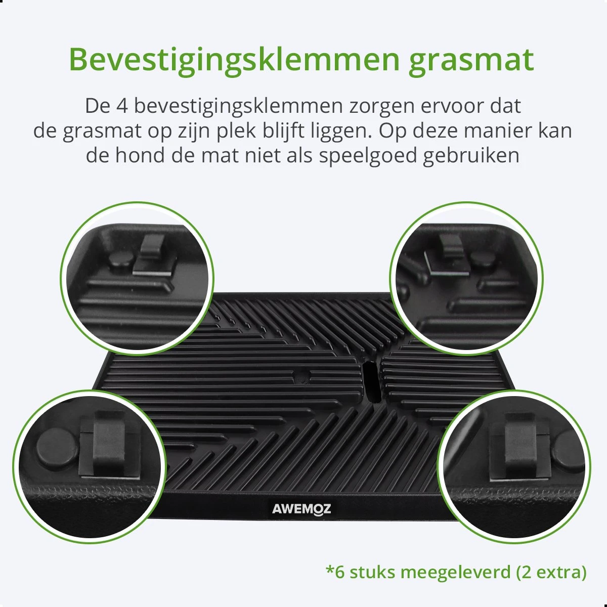 AWEMOZ Hondentoilet Kunstgras - Met 2 Matten En Opvangbak - 64x52x7,5cm - Puppy Pads - Zindelijkheidstraining Hond - Training Pads - Indoor / Outdoor Honden Toilet 10 AWEMOZ Hondentoilet Kunstgras - Met 2 Matten En Opvangbak - 64x52x7,5cm - Puppy Pads - Zindelijkheidstraining Hond - Training Pads - Indoor / Outdoor Honden Toilet - Afbeelding 8