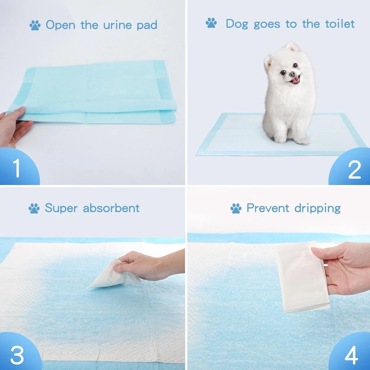 Nobleza 48WQF - Puppy Training Pads - 60 X 90 Cm - Zindelijkheidstraining -50 Stuks - L 4 Nobleza 48WQF - Puppy Training Pads - 60 X 90 Cm - Zindelijkheidstraining -50 Stuks - L - Afbeelding 2