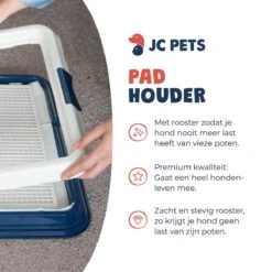 JC Pets Premium Pad Houder Met Rooster - Inclusief 20 Puppy Training Pads - Hondentoilet - Zindelijkheidstraining Hond 17 JC Pets Premium Pad Houder Met Rooster - Inclusief 20 Puppy Training Pads - Hondentoilet - Zindelijkheidstraining Hond -Hondenspeelgoed Winkel 1200x1200 484